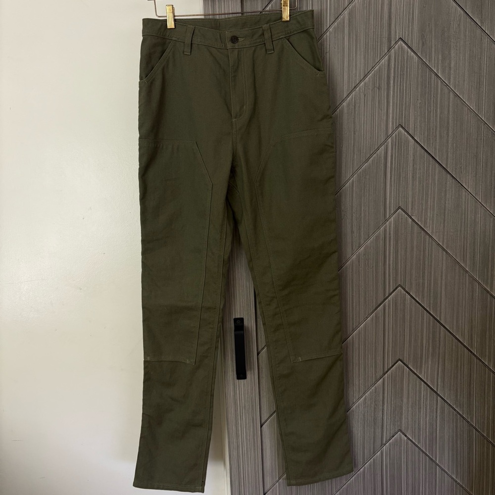 NWT Patagonia Worn Wear Slim All Seasons Hemp Pants Olive Green Size 10 Long - Picture 5 of 16